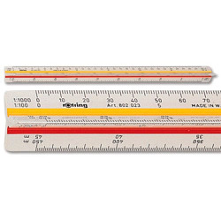 Лінійка Rotring геодезійна 30 см S0220721