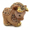 Фігурка/статуетка De Rosa Rinconada Бичок Коричневий (7x6x4) Dr07m-b
