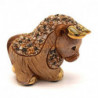 Фігурка/статуетка De Rosa Rinconada Бичок Коричневий (7x6x4) Dr07m-b