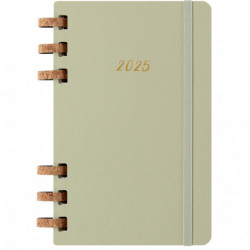 Еженедельник Moleskine 2025 Spiral средний / Киви DHSPK5212MWH3Y25