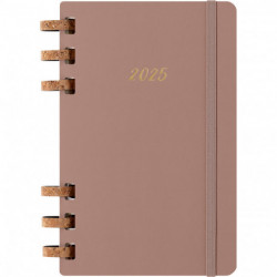 Еженедельник Moleskine 2025 Spiral средний / Мигдальный DHSPP2912MWH3Y25