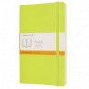 Записная книжка Moleskine Classic средняя / Линейка Лимонная Зеленая Мягкий QP616C2
