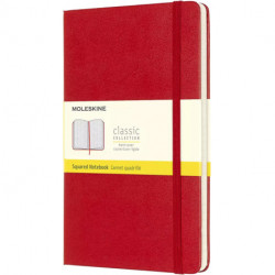 Записник Moleskine Classic середній / Клітинка Червоний QP061F2