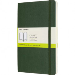 Записная книжка Moleskine Classic средний / Нелинированный Миртовый Зеленый QP618K15