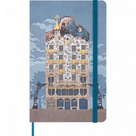 Записная книжка Moleskine Casa Batllo средний / Линейка SENTBL6865CBATLLO