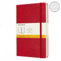 Записная книжка Moleskine Classic Expanded средний / Линейка Красный QP060EXPF2