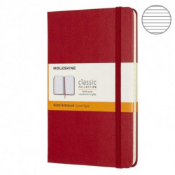 Записная книжка Moleskine Classic медиум / Линейка Красный QP050F2