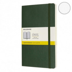 Записник Moleskine Classic середній / Клітинка Миртовий Зелений М'який QP617K15