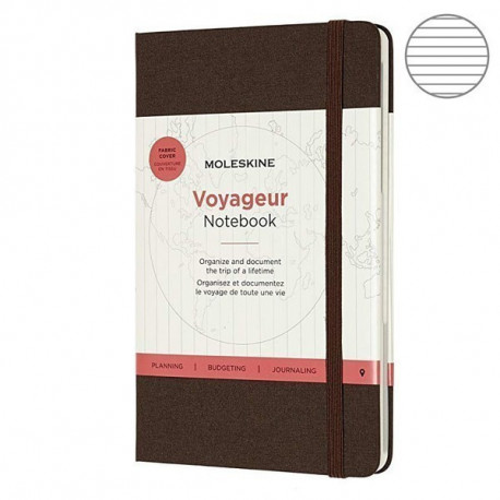 Записная книжка Moleskine Вояжер медиум / Кофейный Коричневый VN002P2