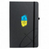 Набор Parker IM UKRAINE Black GT BP Трезубец фигурный на фоне флага (шариковая ручка + блокнот Parker)