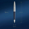Ручка шариковая Waterman CARENE L’Essence du Bleu PT BP 21 203