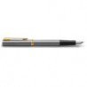 Ручка перова Waterman IMPRESSION Stainless Steel GT FP F 13 450