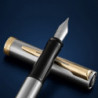 Ручка перова Waterman IMPRESSION Stainless Steel GT FP F 13 450
