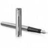 Ручка перьевая Waterman IMPRESSION Stainless Steel CT FP F 13 451