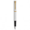 Ручка перьевая Waterman IMPRESSION White GT FP F 13 454