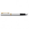 Ручка перьевая Waterman IMPRESSION White GT FP F 13 454