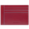 Кредитниця Piquadro Blue Square (B2) Red PP2762B2R_R
