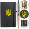 Набор Parker JOTTER XL UKRAINE Matt Gold CT BP Трезубец (ручка шариковая + блокнот Parker)