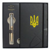 Набор Parker JOTTER XL UKRAINE Matt Gold CT BP Трезубец (ручка шариковая + блокнот Parker)