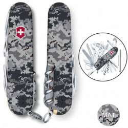 Складной нож Victorinox SWISSCHAMP ARMY Пиксель синий с крас. лого 1.6795.3.W3943p