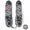 Складной нож Victorinox SWISSCHAMP ARMY Пиксель синий с крас. лого 1.6795.3.W3943p