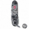 Складной нож Victorinox SWISSCHAMP ARMY Пиксель синий с крас. лого 1.6795.3.W3943p