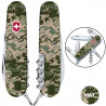 Складаний ніж Victorinox SPARTAN ARMY Піксель з черв. лого 1.3603.3.W3941p
