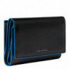 Портмоне Piquadro Blue Square (B2) Black PD6471B2R-N