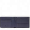 Портмоне Piquadro Harper (AP) Blue-Dark Brown PU257APR_BLUTM