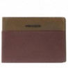 Портмоне Piquadro Harper (AP) Green-Brown PU1392APR_VETM