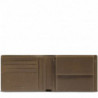 Портмоне Piquadro Harper (AP) Green-Brown PU257APR_VETM