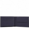 Портмоне Piquadro Black Square (B3) Ocean Blue PU1392B3R_BLU4
