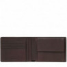 Портмоне Piquadro Hedley (W130) Dark Brown PU257W130R_TM