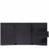 Портмоне Piquadro Kiri (W135) Black PU5957W135R_N