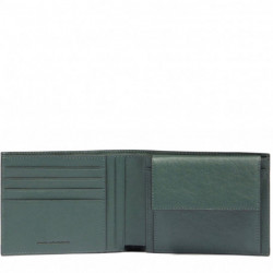 Портмоне Piquadro Black Square (B3) Green-Green PU257B3R_VEVE