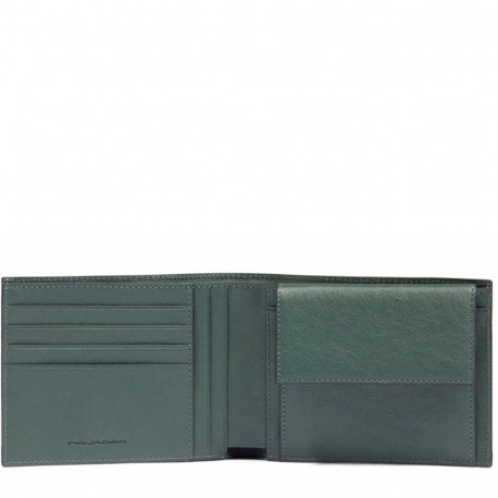 Портмоне Piquadro Black Square (B3) Green-Green PU257B3R_VEVE