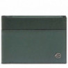 Портмоне Piquadro Black Square (B3) Green-Green PU257B3R_VEVE