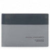 Портмоне Piquadro Urban (UB00) Grey-Bordo PU1392UB00R_GRBO