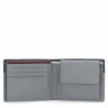 Портмоне Piquadro Urban (UB00) Grey-Bordo PU1392UB00R_GRBO