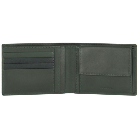 Портмоне Piquadro Steven (S118) Green PU257S118R_VE