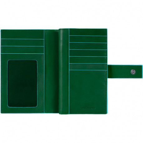 Портмоне PIQUADRO зелёный BL SQUARE/F.Green PD1353B2_VE4