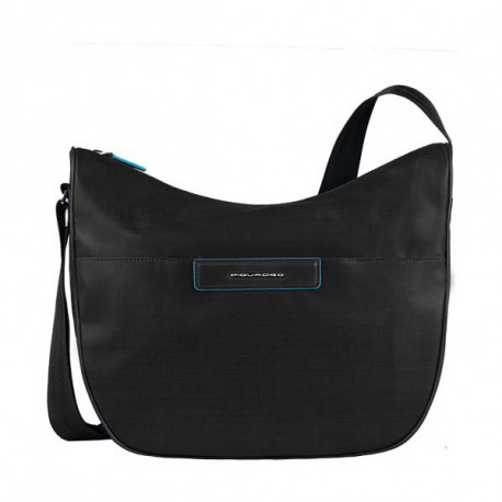 Сумка жіноча Piquadro AKI/Black наплічна вел. з чохлом для iPad/iPad Air (39,5x31x16) BD3290AK_N
