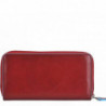 Портмоне жіноче Piqaudro BL SQUARE/Red на блискавці з трьома відділ. PD3229B2_R