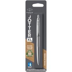 Ручка шариковая Parker JOTTER XL Monochrome Grey CT BP блистер 12 736