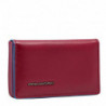 Візитниця Piquadro Blue Square (B2) Red PP1263B2-R