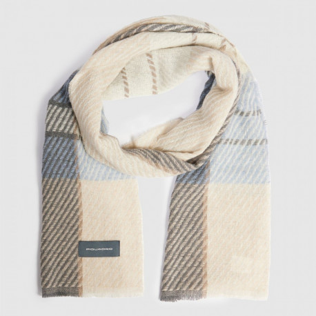 Шарф Piquadro Accessories Piquadro Beige-Blue SC6878SC23_BEAZ