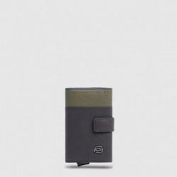 Кредитница Piquadro Black Square (B3) Green-Brown PP5649B3R_VETM