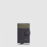 Кредитниця Piquadro Black Square (B3) Green-Brown PP5649B3R_VETM
