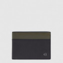 Портмоне Piquadro Black Square (B3) Green-Brown PU1392B3R_VETM