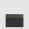 Портмоне Piquadro Black Square (B3) Green-Brown PU1392B3R_VETM